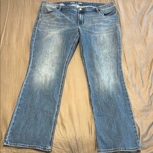 Old Navy Blue Flare Wide Leg Jeans